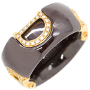 ダミアーニ DAMIANI Dアイコン ダイヤ D.ICON ピンクゴールドXブラウン K18PG ダイヤモンド セラミック リング 指輪 ディー アイコン 12.5号