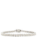 ノンブランド NON BRAND テニスブレスレット ホワイトゴールド K18WG ダイヤモンド ブレスレット ダイヤブレス