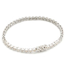 ノンブランド NON BRAND テニスブレスレット ホワイトゴールド K18WG ダイヤモンド ブレスレット ダイヤブレス