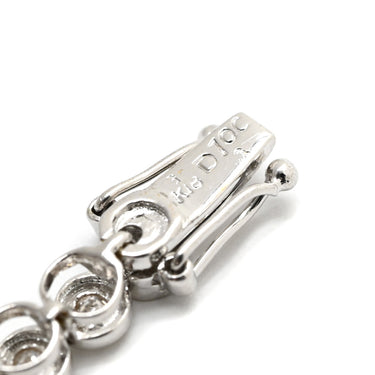 ノンブランド NON BRAND テニスブレスレット ホワイトゴールド K18WG ダイヤモンド ブレスレット ダイヤブレス