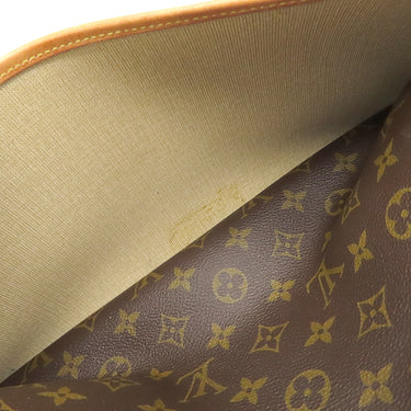 ルイヴィトン LOUIS VUITTON ドーヴィル M47270 モノグラム モノグラムキャンバス ハンドバッグ ゴールド金具 茶 ボーリングバッグ ネームタグ欠品