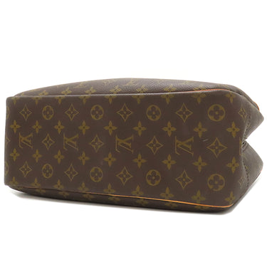 ルイヴィトン LOUIS VUITTON ドーヴィル M47270 モノグラム モノグラムキャンバス ハンドバッグ ゴールド金具 茶 ボーリングバッグ ネームタグ欠品