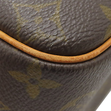 ルイヴィトン LOUIS VUITTON ドーヴィル M47270 モノグラム モノグラムキャンバス ハンドバッグ ゴールド金具 茶 ボーリングバッグ ネームタグ欠品