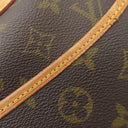 ルイヴィトン LOUIS VUITTON ドーヴィル M47270 モノグラム モノグラムキャンバス ハンドバッグ ゴールド金具 茶 ボーリングバッグ ネームタグ欠品