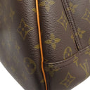 ルイヴィトン LOUIS VUITTON ドーヴィル M47270 モノグラム モノグラムキャンバス ハンドバッグ ゴールド金具 茶 ボーリングバッグ ネームタグ欠品