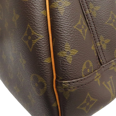 ルイヴィトン LOUIS VUITTON ドーヴィル M47270 モノグラム モノグラムキャンバス ハンドバッグ ゴールド金具 茶 ボーリングバッグ ネームタグ欠品