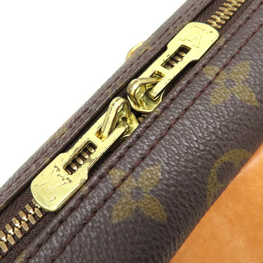ルイヴィトン LOUIS VUITTON ドーヴィル M47270 モノグラム モノグラムキャンバス ハンドバッグ ゴールド金具 茶 ボーリングバッグ ネームタグ欠品