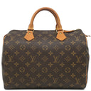 ルイヴィトン LOUIS VUITTON スピーディ 30 M41526 モノグラム モノグラムキャンバス ハンドバッグ ゴールド金具 茶 ミニボストン 鍵・パドロック欠品