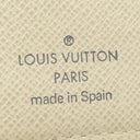 ルイヴィトン LOUIS VUITTON ポルトフォイユ マルコ N60018 ダミエアズール ダミエアズールキャンバス 二つ折り財布 ゴールド金具 白 グレー