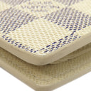 ルイヴィトン LOUIS VUITTON ポルトフォイユ マルコ N60018 ダミエアズール ダミエアズールキャンバス 二つ折り財布 ゴールド金具 白 グレー