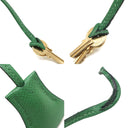 エルメス HERMES ケリー28 内縫い グリーン系 クシュベル 2WAYバッグ ゴールド金具 緑 ショルダー