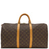 ルイヴィトン LOUIS VUITTON キーポル 50 M41426 モノグラム モノグラムキャンバス ボストンバッグ ゴールド金具 茶 鍵・パドロック欠品