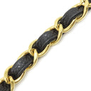 シャネル CHANEL マトラッセ がま口 チェーン ブラック キャビアスキン ハンドバッグ ゴールド金具 ヴィンテージ 黒