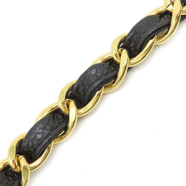 シャネル CHANEL マトラッセ がま口 チェーン ブラック キャビアスキン ハンドバッグ ゴールド金具 ヴィンテージ 黒