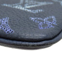 ルイヴィトン LOUIS VUITTON ポシェットクレ M81180 ネイビー モノグラムマヒナ コインケース シルバー金具 紺 グラデーション