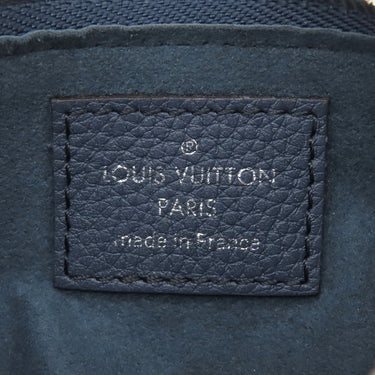 ルイヴィトン LOUIS VUITTON ポシェットクレ M81180 ネイビー モノグラムマヒナ コインケース シルバー金具 紺 グラデーション