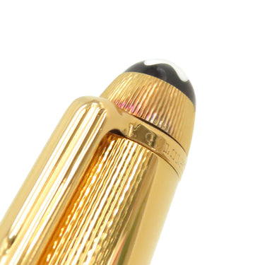 モンブラン Montblanc マイスターシュテュック ソリテール ゴールド シルバー925 プレシャスレジン ボールペン インク切れ