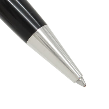 モンブラン Montblanc マイスターシュテュック ソリテール ドゥエ ブラック＆ホワイト 164 ブラックXシルバー メタル プレシャスレジン ボールペン 黒 筆記確認済み