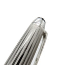 モンブラン Montblanc マイスターシュテュック ソリテール ドゥエ ブラック＆ホワイト 164 ブラックXシルバー メタル プレシャスレジン ボールペン 黒 筆記確認済み