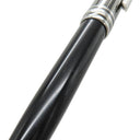 モンブラン Montblanc マイスターシュテュック ソリテール ドゥエ ブラック＆ホワイト 164 ブラックXシルバー メタル プレシャスレジン ボールペン 黒 筆記確認済み