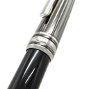 モンブラン Montblanc マイスターシュテュック ソリテール ドゥエ ブラック＆ホワイト 164 ブラックXシルバー メタル プレシャスレジン ボールペン 黒 筆記確認済み