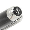 エス・テー・デュポン S.T DUPONT ラインD エタニティ 425220M ブラック×シルバー アルミニウム ボールペン 黒インク 筆記確認済み