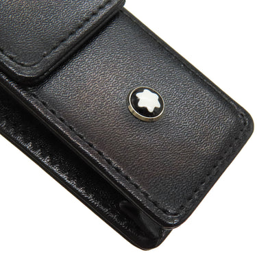 モンブラン Montblanc マイスターシュテュック クラスプ付きペンケース 1本用 MB14309 ブラック レザー ペンケース 黒