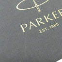 パーカー PARKER ソネット プレミアム メタル＆グレイPGT 2119791 シルバーXピンクゴールドＸグレー ステンレス GP 真鍮 ラッカー ボールペン 中字 黒インク 筆記確認済み