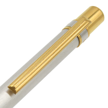 カルティエ Cartier サントス ドゥ カルティエ ST150023 シルバーXゴールド GP メタル ボールペン 黒インク 筆記確認済 筆記具
