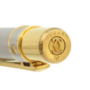 カルティエ Cartier サントス ドゥ カルティエ ST150023 シルバーXゴールド GP メタル ボールペン 黒インク 筆記確認済 筆記具