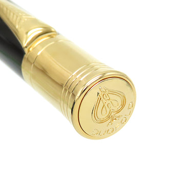 パーカー PARKER デュオフォールド クラシック ブラックGT 1931386 ブラックXゴールド GP アクリライト ボールペン 新品 未使用 中字 黒インク 筆記確認済み