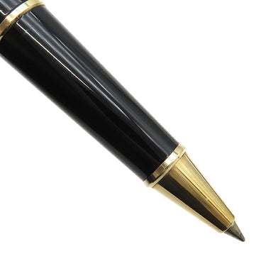 モンブラン Montblanc マイスターシュテュック ゴールドコーティング クラシック ブラック×ゴールド GP プレシャスレジン ボールペン ゴールド金具 インク切れ 黒