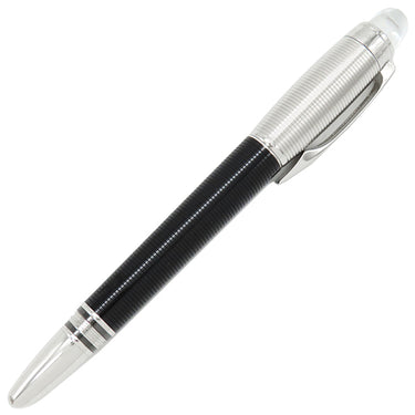 モンブラン Montblanc スターウォーカー ドゥエ ファインライナー ブラック×シルバー メタル プレシャスレジン ボールペン インク切れ
