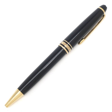 モンブラン Montblanc マイスターシュテュック ゴールド クラシック ブラック×ゴールド GP プレシャスレジン ボールペン 黒 筆記確認済み 黒インク