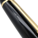 モンブラン Montblanc マイスターシュテュック ゴールド クラシック ブラック×ゴールド GP プレシャスレジン ボールペン 黒 筆記確認済み 黒インク