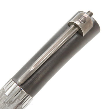 ウォーターマン WATERMAN セレニテ グレー×シルバー メタル ボールペン 黒インク 筆記確認済み