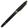 モンブラン Montblanc ローラーボール マイスターシュテュック ゴールドコーティング クラシック ブラック×ゴールド GP プレシャスレジン ボールペン インク切れ