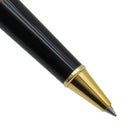 モンブラン Montblanc ローラーボール マイスターシュテュック ゴールドコーティング クラシック ブラック×ゴールド GP プレシャスレジン ボールペン インク切れ