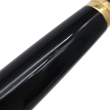 モンブラン Montblanc マイスターシュテュック クラシック 75周年 エディション1924 ブラック×ゴールド GP プレシャスレジン ボールペン 1Pダイヤ 筆記確認済み 黒インク