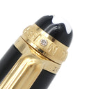 モンブラン Montblanc マイスターシュテュック クラシック 75周年 エディション1924 ブラック×ゴールド GP プレシャスレジン ボールペン 1Pダイヤ 筆記確認済み 黒インク
