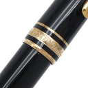 モンブラン Montblanc マイスターシュテュック クラシック 75周年 エディション1924 ブラック×ゴールド GP プレシャスレジン ボールペン 1Pダイヤ 筆記確認済み 黒インク