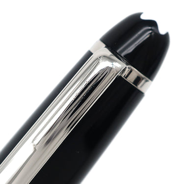 モンブラン Montblanc マイスターシュテュック プラチナ クラシック ブラック×シルバー メタル プレシャスレジン ボールペン 黒 筆記確認済み 黒インク