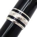 モンブラン Montblanc マイスターシュテュック プラチナ クラシック ブラック×シルバー メタル プレシャスレジン ボールペン 黒 筆記確認済み 黒インク