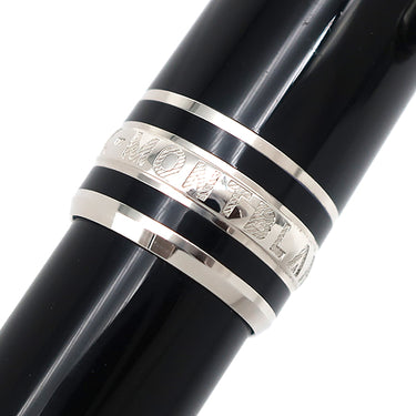 モンブラン Montblanc マイスターシュテュック プラチナ クラシック ブラック×シルバー メタル プレシャスレジン ボールペン 黒 筆記確認済み 黒インク
