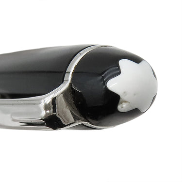 モンブラン Montblanc マイスターシュテュック プラチナ モーツアルト 108750 ブラック×シルバー メタル プレシャスレジン ボールペン インク切れ ミニサイズ
