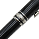 モンブラン Montblanc マイスターシュテュック プラチナ メカニカルペンシル モーツアルト 0.7mm 108750 ブラック×シルバー メタル プレシャスレジン 文具 シャープペンシル ミニ