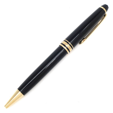 モンブラン Montblanc マイスターシュテュック ゴールド クラシック ティファニーコラボ ブラック×ゴールド GP プレシャスレジン ボールペン 黒 筆記確認済み 黒インク