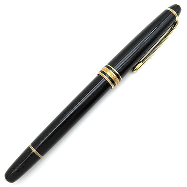 モンブラン Montblanc ローラーボール マイスターシュテュック ゴールドコーティング クラシック ブラック×ゴールド GP プレシャスレジン ボールペン インク切れ
