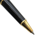 モンブラン Montblanc ローラーボール マイスターシュテュック ゴールドコーティング クラシック ブラック×ゴールド GP プレシャスレジン ボールペン インク切れ