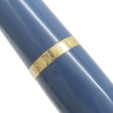 ルイヴィトン LOUIS VUITTON ツイストボールペン ブルーXゴールド GP 樹脂系 ボールペン 青 インク切れ